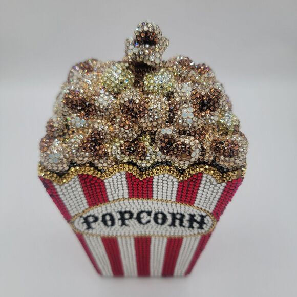 JUDITH LEIBER MATINEE POPCORN SHOULDER BAG PURSE - Picture 10 of 10